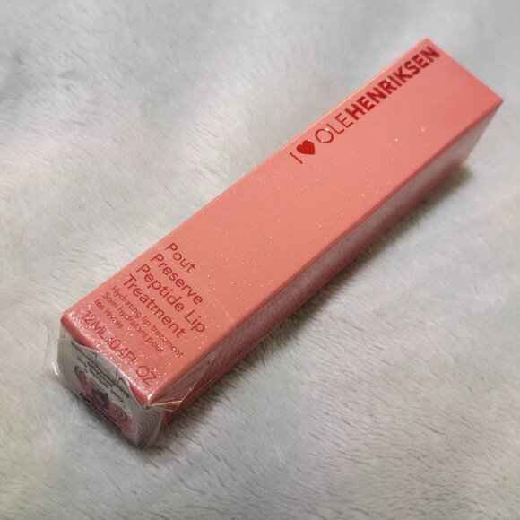 New/Sealed, Pout Preserve Peptide Glimmer Lip Treatment Strawberry Sorbet Glimmr - Picture 6 of 10